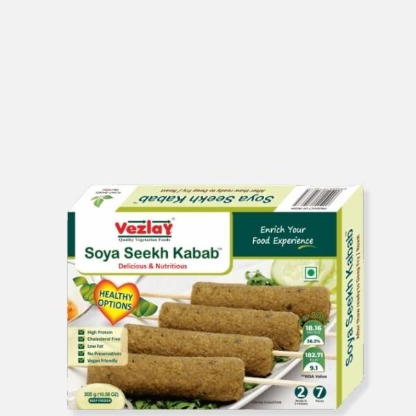 Vezlay Soya Seekh Kabab