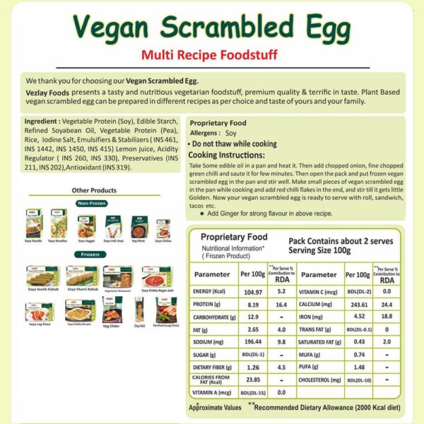 Vezlay Vegan Scrambled Egg