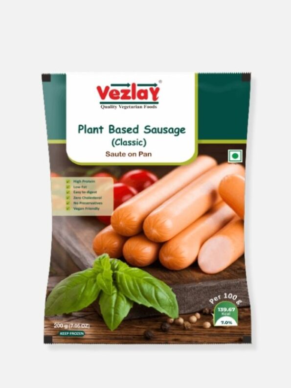 Vezlay Plant Based Sausages – Classic